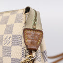 LOUIS VUITTON Damier Azur Eva Shoulder Bag 2way N55214 LV Auth 198727-17