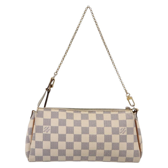 LOUIS VUITTON Damier Azur Eva Shoulder Bag 2way N55214 LV Auth 198727