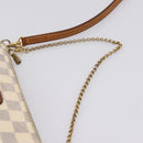 LOUIS VUITTON Damier Azur Eva Shoulder Bag 2way N55214 LV Auth 198727-8