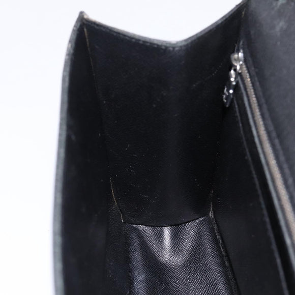 LOUIS VUITTON Taiga Selenga Clutch Bag Ardoise M30782 LV Auth 198728