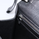 LOUIS VUITTON Taiga Selenga Clutch Bag Ardoise M30782 LV Auth 198728-20