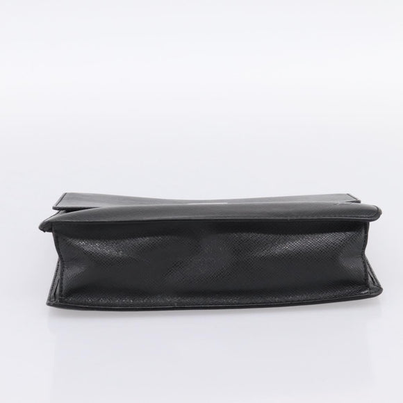 LOUIS VUITTON Taiga Selenga Clutch Bag Ardoise M30782 LV Auth 198728