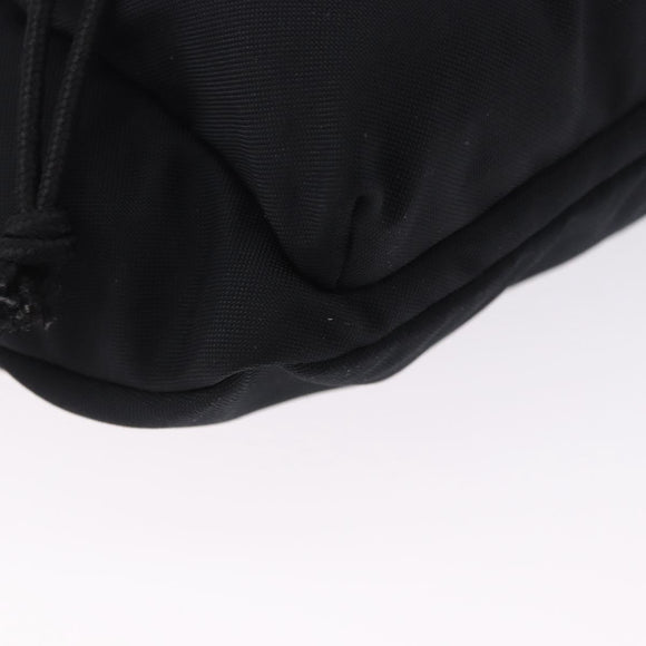 BALENCIAGA Waist Bag Nylon Black Silver 533009 Auth 198730A