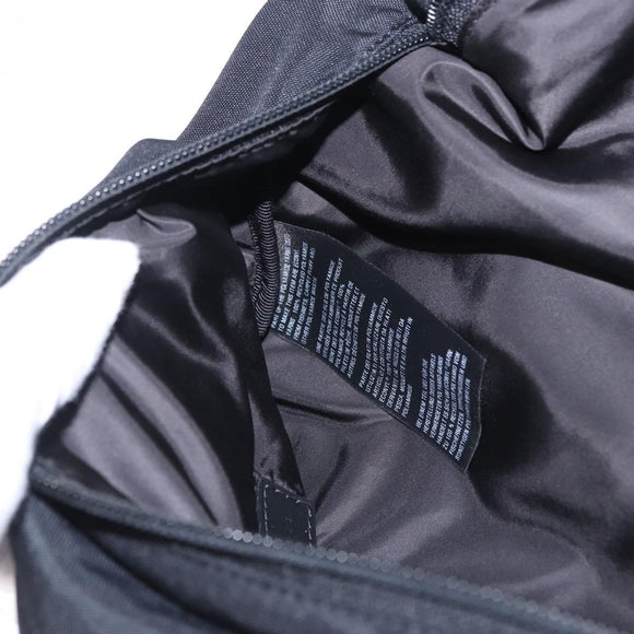 BALENCIAGA Waist Bag Nylon Black Silver 533009 Auth 198730A