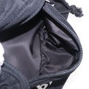 BALENCIAGA Waist Bag Nylon Black Silver 533009 Auth 198730A-22