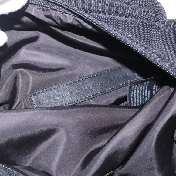 BALENCIAGA Waist Bag Nylon Black Silver 533009 Auth 198730A