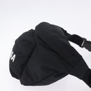 BALENCIAGA Waist Bag Nylon Black Silver 533009 Auth 198730A-3