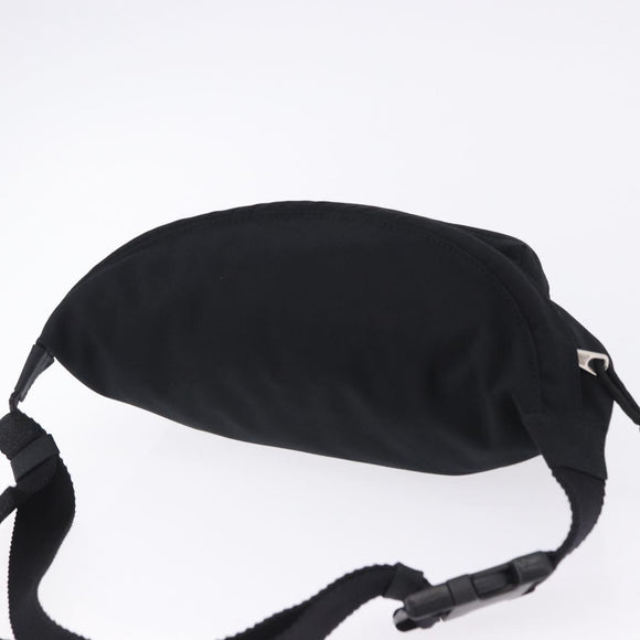 BALENCIAGA Waist Bag Nylon Black Silver 533009 Auth 198730A
