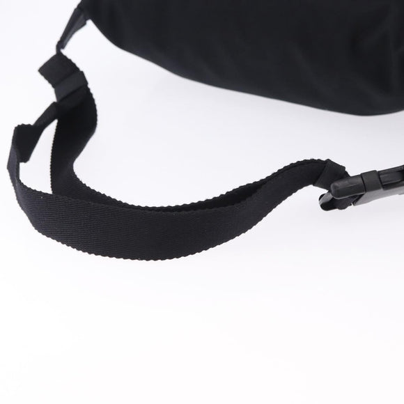 BALENCIAGA Waist Bag Nylon Black Silver 533009 Auth 198730A