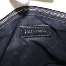 BALENCIAGA Trade XS Hand Bag Canvas 2way Beige Silver 620882 Auth 198734A-17
