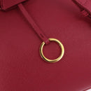 PRADA Galleria Hand Bag Saffiano 2way Pink Gold Auth 198736V-23