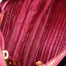 PRADA Galleria Hand Bag Saffiano 2way Pink Gold Auth 198736V-9