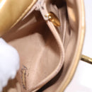 CHANEL Matelasse Waist Bag Lamb Skin Gold CC Auth 198737-23