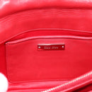 Miu Miu Matelasse Chain Shoulder Bag Nylon Red Silver Auth 198738A-20