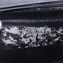 CHANEL Matelasse25 Chain Shoulder Bag Canvas Black Silver CC Auth 198742-10