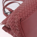 BOTTEGA VENETA INTRECCIATO Hand Bag Leather 2way Pink Auth 198745V-13