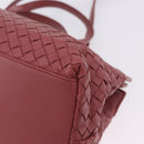BOTTEGA VENETA INTRECCIATO Hand Bag Leather 2way Pink Auth 198745V-16