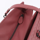 BOTTEGA VENETA INTRECCIATO Hand Bag Leather 2way Pink Auth 198745V-17