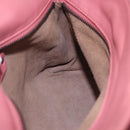 BOTTEGA VENETA INTRECCIATO Hand Bag Leather 2way Pink Auth 198745V-21