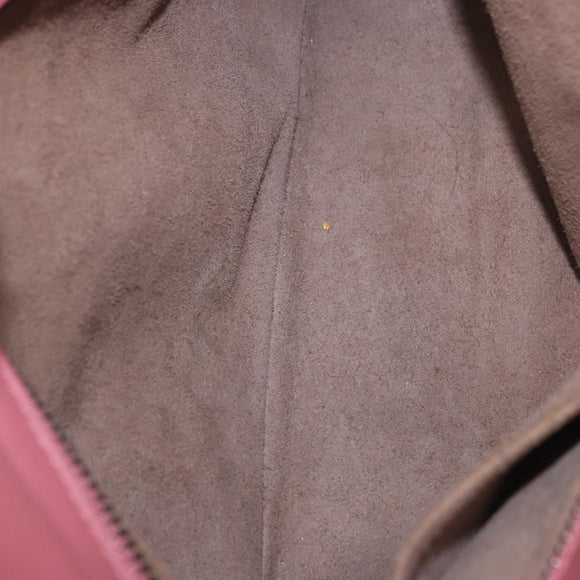 BOTTEGA VENETA INTRECCIATO Hand Bag Leather 2way Pink Auth 198745V