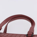 BOTTEGA VENETA INTRECCIATO Hand Bag Leather 2way Pink Auth 198745V-9
