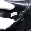 CHANEL COCO Mark Vanity Hand Bag Caviar Skin Black Gold CC Auth 198746V-21