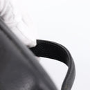 CHANEL COCO Mark Vanity Hand Bag Caviar Skin Black Gold CC Auth 198746V-8