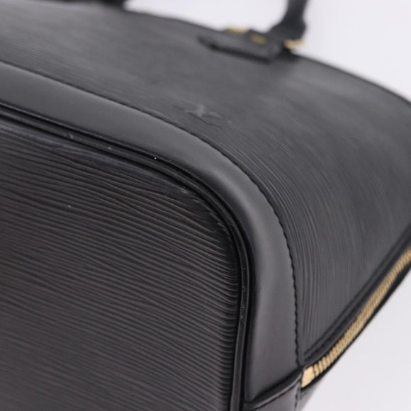 LOUIS VUITTON Epi Alma Hand Bag Noir Black M52142 LV Auth 198747V