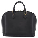 LOUIS VUITTON Epi Alma Hand Bag Noir Black M52142 LV Auth 198747V-3