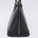 LOUIS VUITTON Epi Alma Hand Bag Noir Black M52142 LV Auth 198747V-4