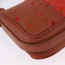BOTTEGA VENETA INTRECCIATO Shoulder Bag Leather Brown Auth 198750M-10
