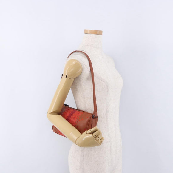 BOTTEGA VENETA INTRECCIATO Shoulder Bag Leather Brown Auth 198750M