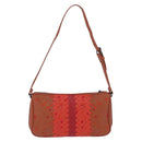 BOTTEGA VENETA INTRECCIATO Shoulder Bag Leather Brown Auth 198750M-3