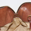 Chloe Hand Bag Leather Brown Gold Auth 198752-19