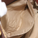 Chloe Hand Bag Leather Brown Gold Auth 198752-21
