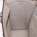 CELINE Luggage Nano Hand Bag Leather 2way Beige Auth 198753V-23