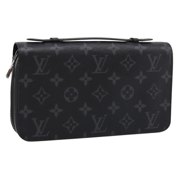 LOUIS VUITTON Monogram Eclipse Zippy XL Travel Case M61698 LV Auth 198756V