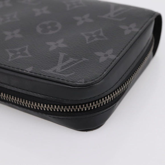 LOUIS VUITTON Monogram Eclipse Zippy XL Travel Case M61698 LV Auth 198756V