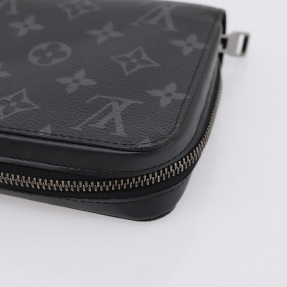 LOUIS VUITTON Monogram Eclipse Zippy XL Travel Case M61698 LV Auth 198756V