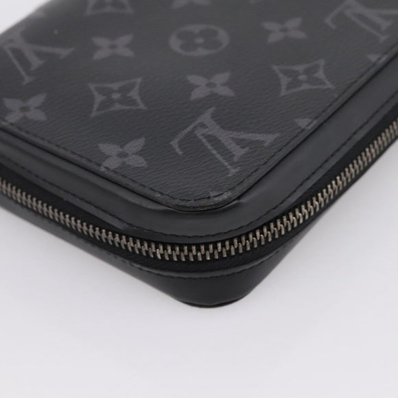 LOUIS VUITTON Monogram Eclipse Zippy XL Travel Case M61698 LV Auth 198756V
