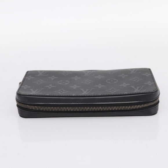 LOUIS VUITTON Monogram Eclipse Zippy XL Travel Case M61698 LV Auth 198756V