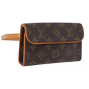 LOUIS VUITTON Monogram Pochette Florentine Waist bag M51855 LV Auth 198758A-1