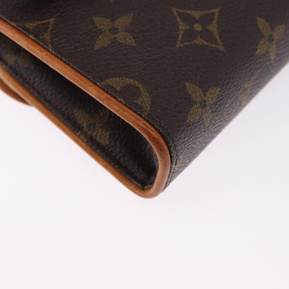 LOUIS VUITTON Monogram Pochette Florentine Waist bag M51855 LV Auth 198758A