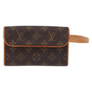 LOUIS VUITTON Monogram Pochette Florentine Waist bag M51855 LV Auth 198758A-13