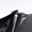 LOEWE Long Wallet Leather Green Silver Auth 198759A-20