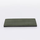 LOEWE Long Wallet Leather Green Silver Auth 198759A-6