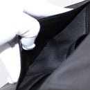 CHANEL Icon line Long Wallet Patent leather Black CC Auth 198760-19