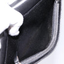 CHANEL Icon line Long Wallet Patent leather Black CC Auth 198760-21