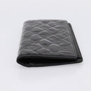 CHANEL Icon line Long Wallet Patent leather Black CC Auth 198760-6