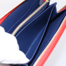LOEWE Long Wallet Leather Red Gold Auth 198761M-22